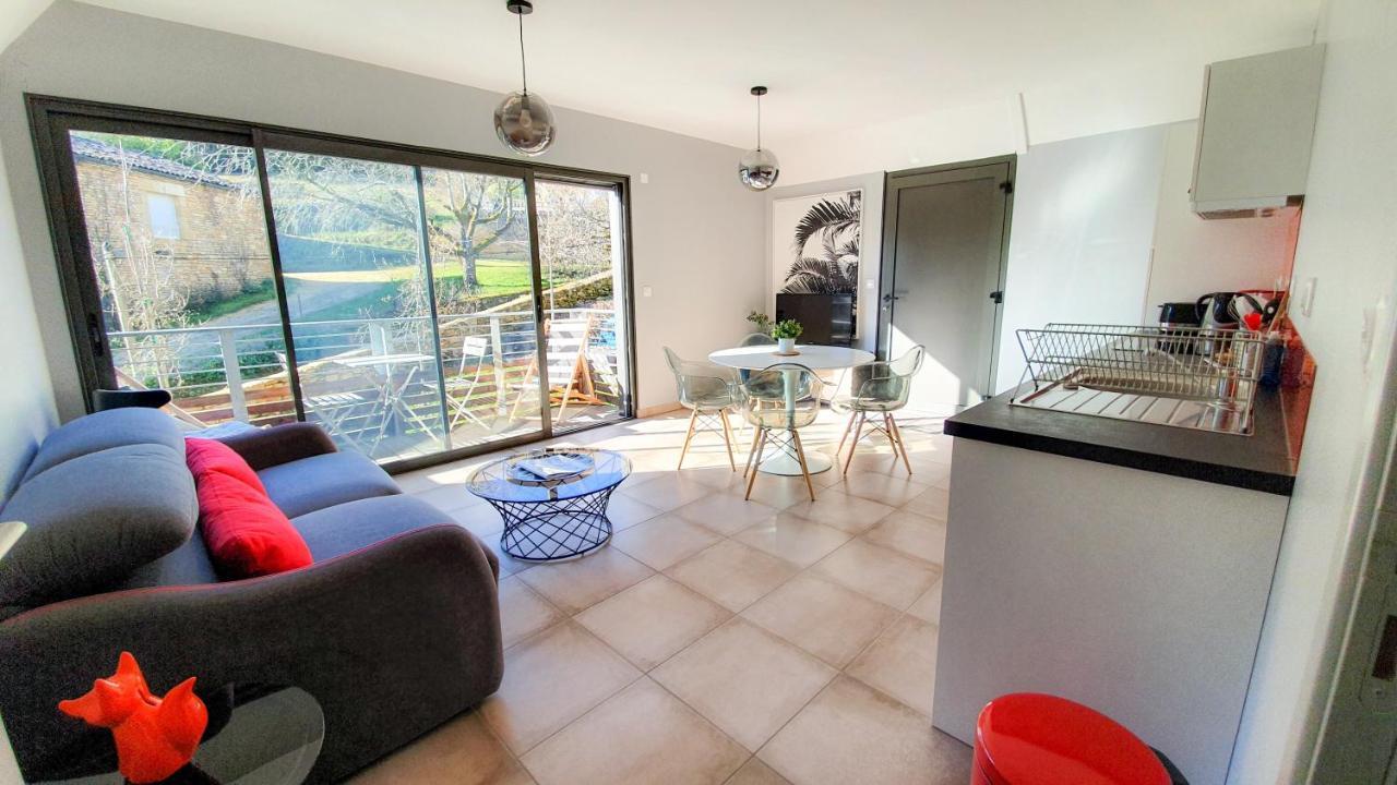 Le Nid Discret Avec Balcon Et Parking Prive Gratuit Leilighet Sarlat-la-Canéda Eksteriør bilde